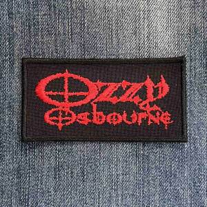 Нашивка Ozzy Osbourne Red Logo вишита