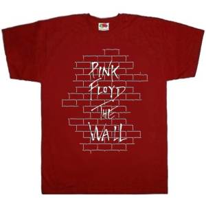 Футболка мужская Pink Floyd - The Wall красная