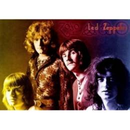Плакат на баннерной основе Led Zeppelin 2