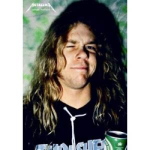 Плакат на баннерной основе Metallica - James Hetfield Young