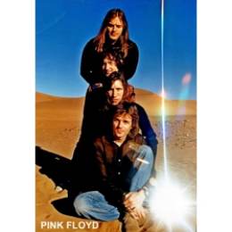 Плакат на баннерной основе Pink Floyd в пустыне