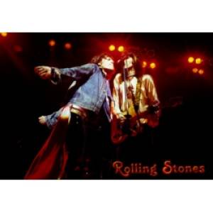 Плакат на баннерной основе The Rolling Stones 1
