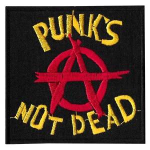 Нашивка Punks Not Dead А вышитая