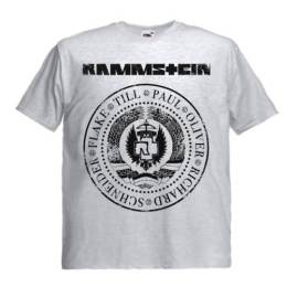 Футболка мужская Rammstein - Made In Germany пепельная