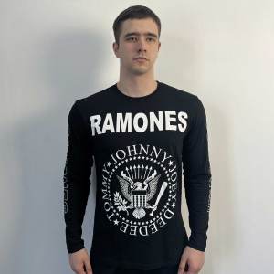 Лонгслів Ramones (B&C) чорний