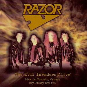 Razor - The Evil Invaders Alive CD