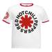 Футболка мужская Red Hot Chili Peppers Ringer белая с красным