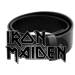 Ремень кожаный Iron Maiden Logo чёрный