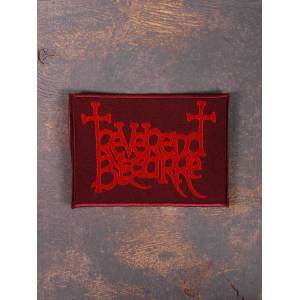 Нашивка Reverend Bizarre Red Logo вышитая