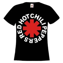 Футболка женская Red Hot Chili Peppers черная