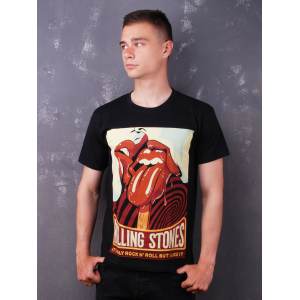 Футболка The Rolling Stones - It's Only Rock 'N Roll But I Like It чорна