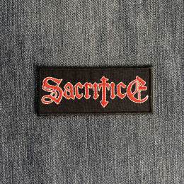 Нашивка Sacrifice Red Logo вишита