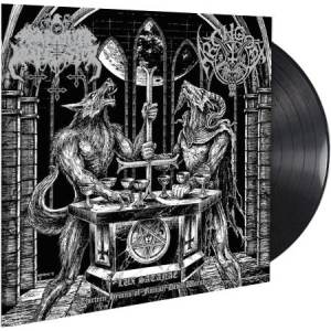 Satanic Warmaster / Archgoat - Lux Satanae (Thirteen Hymns Of Finnish Devil Worship) LP (Black Vinyl)