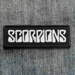 Нашивка Scorpions White Logo вишита