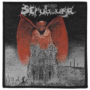 Нашивка Sepultura - Bestial Devastation вышитая