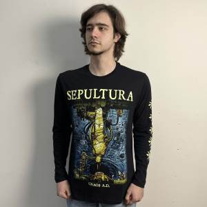 Лонгслів Sepultura - Chaos A.D. (B&C) чорний