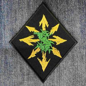 Нашивка Sepultura - S Green Logo вишита