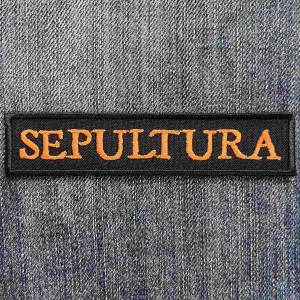 Нашивка Sepultura Brown Logo вишита