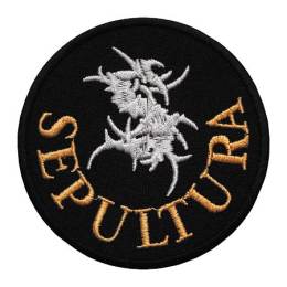 Нашивка Sepultura вишита кругла