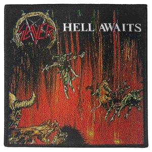 Нашивка Slayer - Hell Awaits вышитая  вышитая
