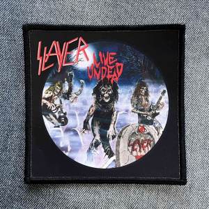 Нашивка Slayer - Live Undead друкована