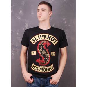 Футболка Slipknot - Iowa Des Moines 1995 чорна