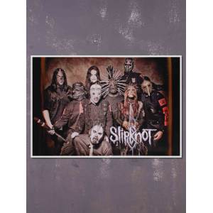 Плакат на баннерной основе Slipknot