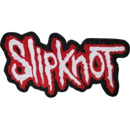 Нашивка Slipknot вышитая больная вырезанная (термонаклейка)
