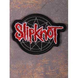 Нашивка Slipknot вырезанная 1 вышитая