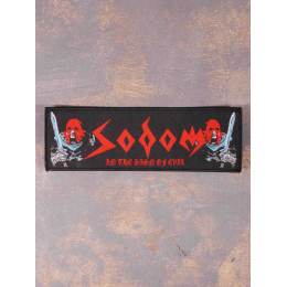 Нашивка Sodom - In The Sign Of Evil тканая