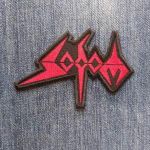 Нашивка Sodom Red Logo вирізана вишита