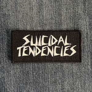 Нашивка Suicidal Tendencies White Logo вишита