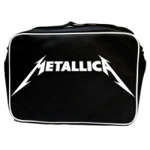 Сумка горизонтальна Metallica White Logo