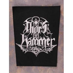 Нашивка Thor's Hammer Logo White на спину