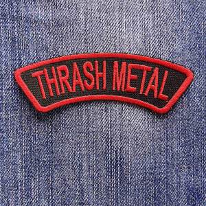 Нашивка Thrash Metal Red вишита арка