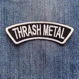 Нашивка Thrash Metal White вишита арка