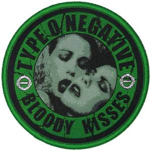 Нашивка Type O Negative - Bloody Kisses тканая